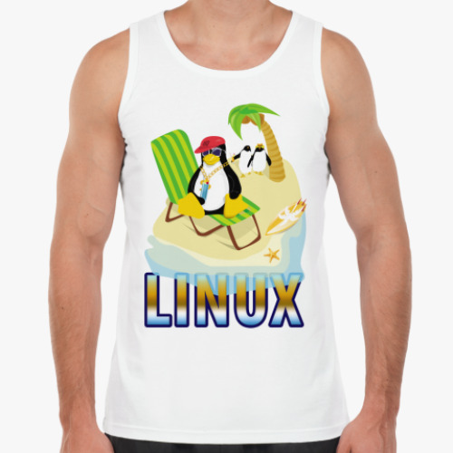 Майка с принтом Linux