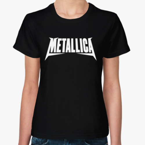 Женская футболка Metallica