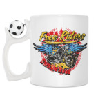 Кружка с футбольным мячиком