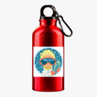 Металлическая бутылка 400 мл UV-DTF