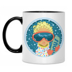 Кружка двухцветная