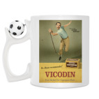 Кружка с футбольным мячиком