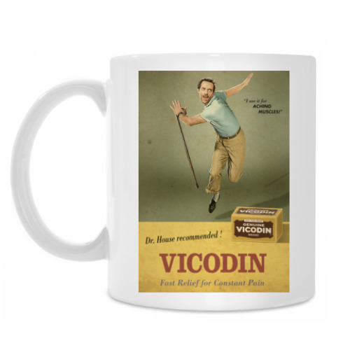 Кружка с принтом Викодин