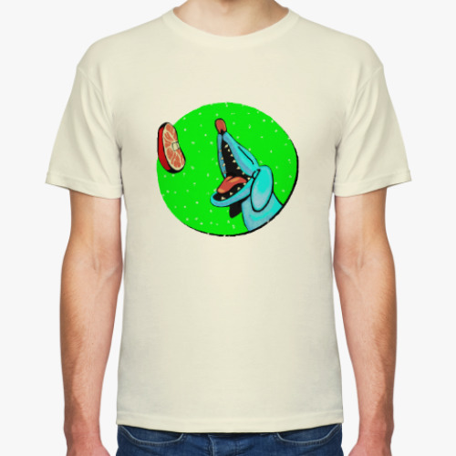 Футболка Новогодний глюк, собака и гриб