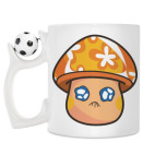 Кружка с футбольным мячиком