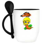 Кружка с ложкой