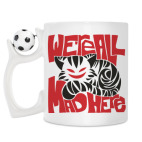 Кружка с футбольным мячиком