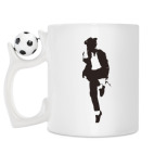 Кружка с футбольным мячиком