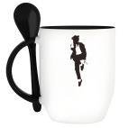 Кружка с ложкой