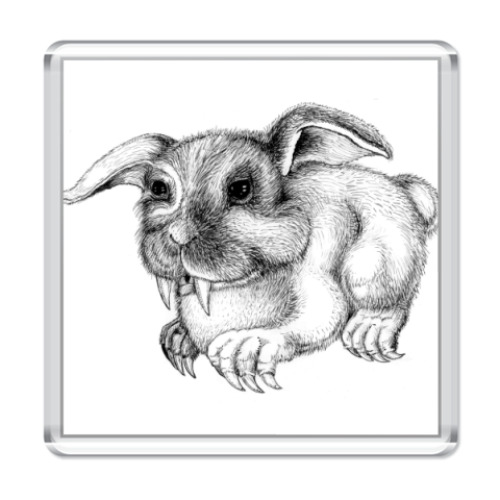 Магнит с принтом Зверек