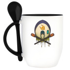 Кружка с ложкой