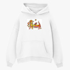 Толстовка худи оверсайз