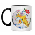 Кружка двухцветная