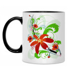 Кружка двухцветная