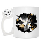 Кружка с футбольным мячиком