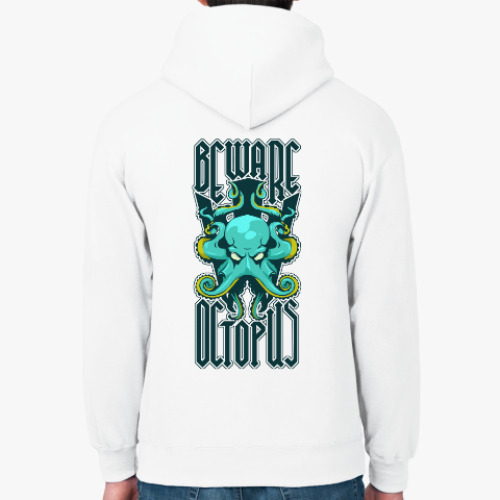 Толстовка худи Beware octopus