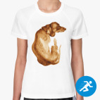 Женская спортивная футболка