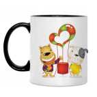 Кружка двухцветная