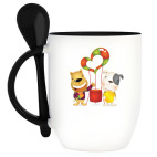 Кружка с ложкой