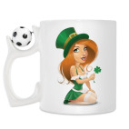 Кружка с футбольным мячиком
