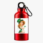 Металлическая бутылка 400 мл UV-DTF