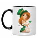 Кружка двухцветная