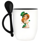 Кружка с ложкой