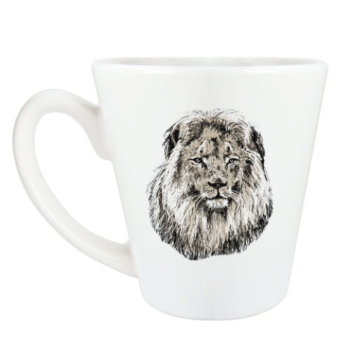 Чашка Латте Лев
