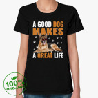 Женская футболка органик