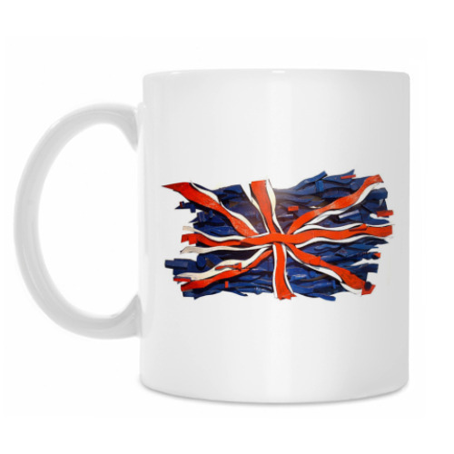 Кружка с принтом union jack