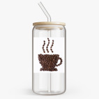 Банка с бамбуковой крышкой