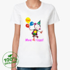 Женская футболка органик