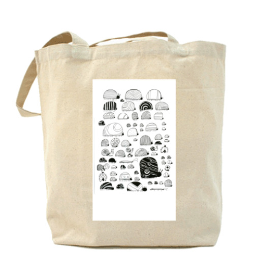 Сумка шоппер с принтом Букашки