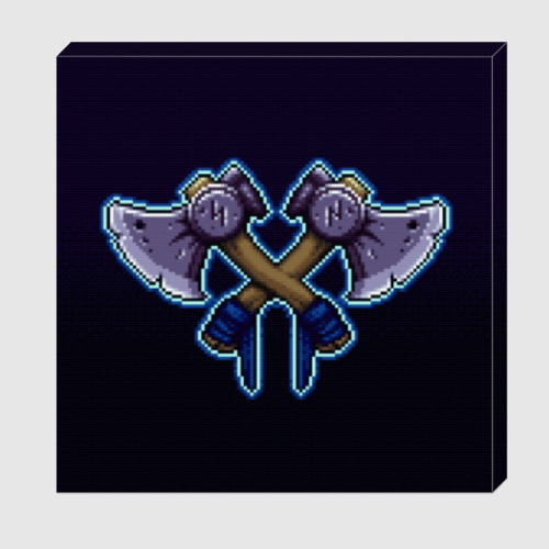 Холст с принтом Топоры викинга