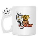 Кружка с футбольным мячиком