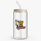 Банка с бамбуковой крышкой