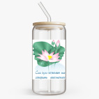 Банка с бамбуковой крышкой