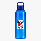 Прозрачная спортивная бутылка