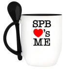 Кружка с ложкой