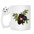 Кружка с футбольным мячиком