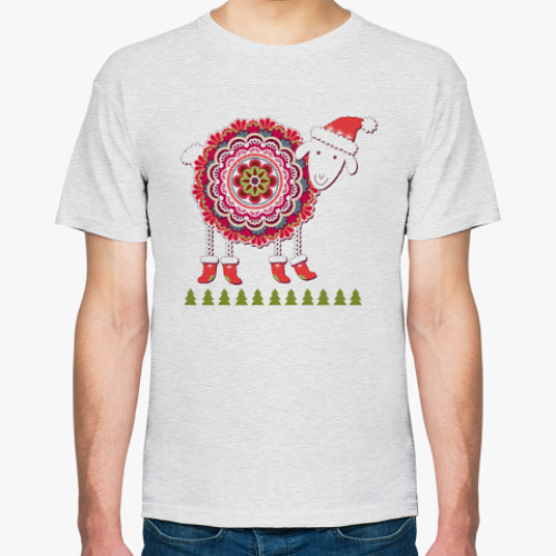 Футболка с принтом Овечка