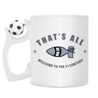 Кружка с футбольным мячиком