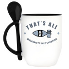 Кружка с ложкой