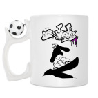 Кружка с футбольным мячиком