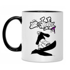 Кружка двухцветная