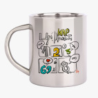 Кружка металлическая