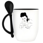 Кружка с ложкой