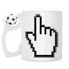 Кружка с футбольным мячиком