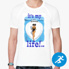 Мужская спортивная футболка