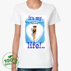 Женская футболка органик